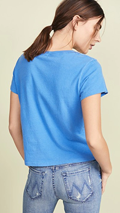 Shop Mother The Little Goodie Goodie Tee In Kid Blue