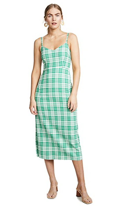 Shop Rachel Comey Agitator Dress In Green