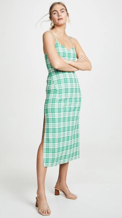 Shop Rachel Comey Agitator Dress In Green