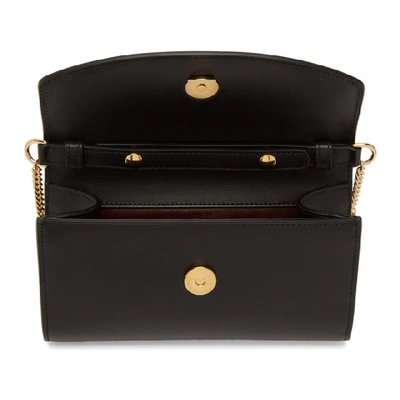 Shop Gucci Black Mini Zumi Shoulder Bag In 1000 Black