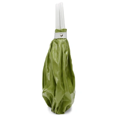 Shop Molly Goddard Green Amelia Bag