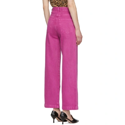 Shop Nanushka Pink Marfa Jeans In Rosebud