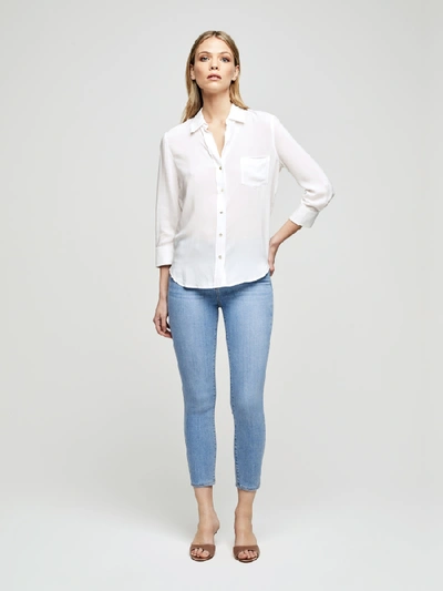 Shop L Agence Ryan Blouse In Ivory