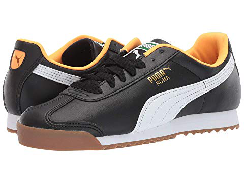 puma black orange pop