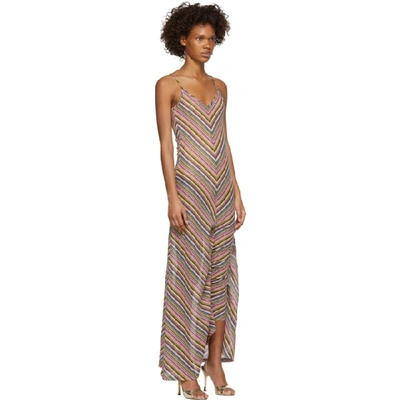 Shop Y/project Multicolor Stripe Pant Dress In Multicolour