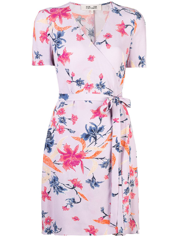 savilla mini wrap dress