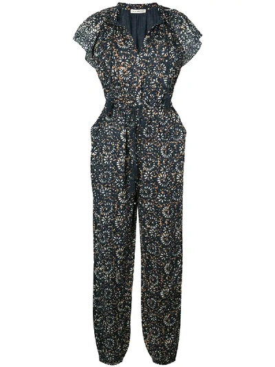 Shop Ulla Johnson Terra Printed Jumpsuit - Blue