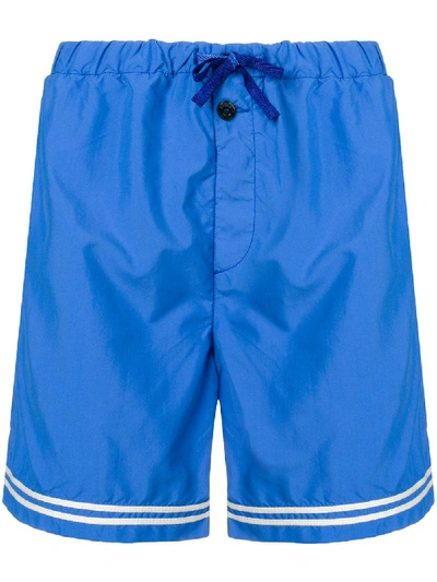 Shop Stone Island Classic Swim Shorts - Blue
