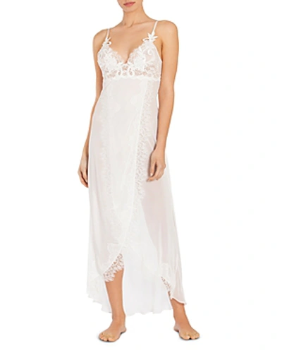 Shop Jonquil Lace-detail Gown In Ivory