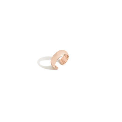 Shop Aurate Bold Ear Cuff In Gold/ Pink