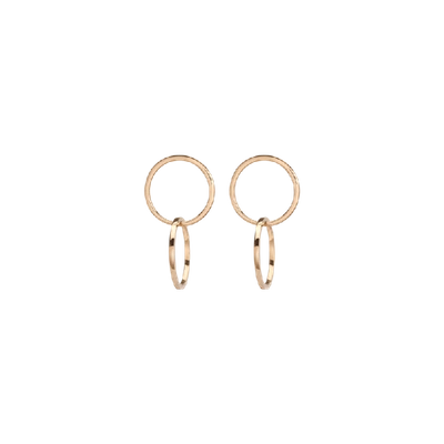 Shop Aurate Connection Earring Small In Gold