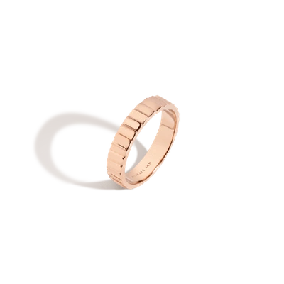 Shop Aurate Infinity Band In Gold/ Pink