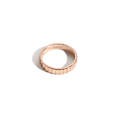 Shop Aurate Infinity Band In Gold/ Pink