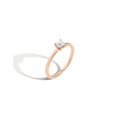 Shop Aurate Large Diamond Solitaire Ring In Gold