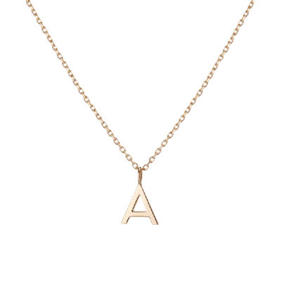 Shop Aurate Mini Gold Letter Charm Pendant