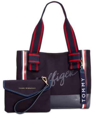 Tommy Hilfiger Holly Canvas Tote In 