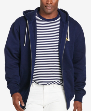 Polo Ralph Lauren Men's Big & Tall Classic Fleece Full Zip Hoodie In Cruise  Navy | ModeSens