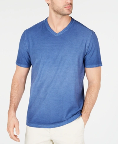 Shop Tommy Bahama Men's Cirrus V-neck T-shirt In Blue