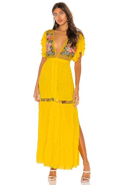 Shop Cleobella Amery Dress In Yellow