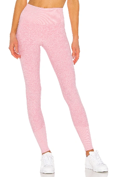 Shop Alo Yoga High Waist Lounge Legging In Flamingo Heather