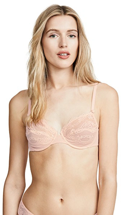 Shop Maison Lejaby Insaisissable Underwire Bra In Peach