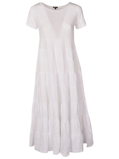 Shop Aspesi Ruffled Dress In White