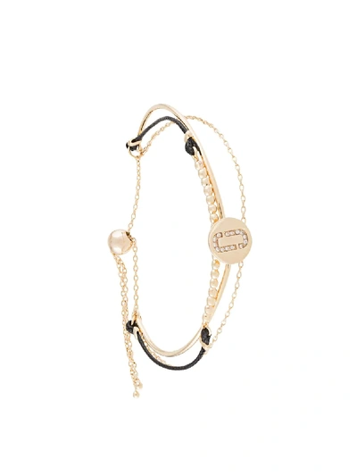 Shop Marc Jacobs Multi Chain Friendship Bracelet - Gold