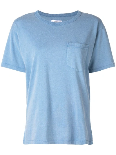 Shop Anine Bing Wiley T-shirt In Blue