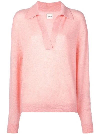 Shop Khaite Pullover Mit V-ausschnitt - Rosa In Pink