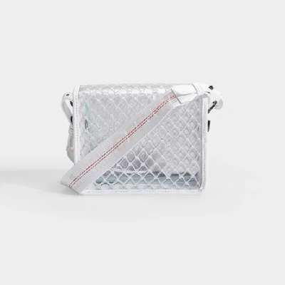 Shop Off-white Flap Bag In White