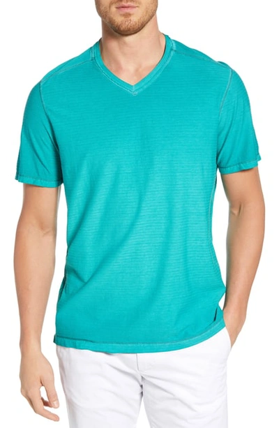 Shop Tommy Bahama Cirrus Coast V-neck T-shirt In Gulf Shore