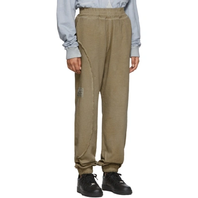 Shop A-cold-wall* Taupe Restitch Lounge Pants In Sc15 3taupe