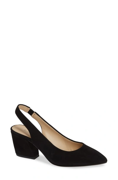 Shop Botkier Shayla Slingback Pump In Black Suede