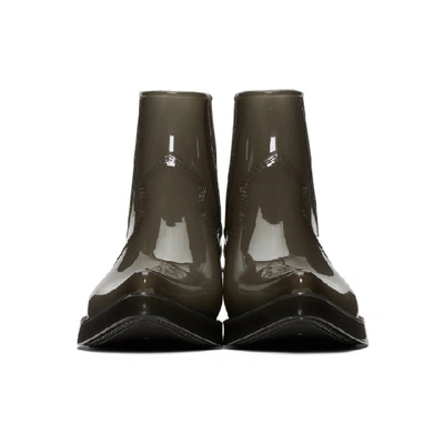 Shop Calvin Klein 205w39nyc Grey Calvin Klein Jeans Edition Carol Rain Boots