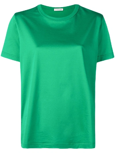 Shop Moncler Logo Patch T-shirt - Green