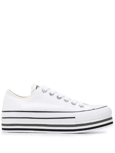 Shop Converse Chuck Taylor Platform Sneakers In White