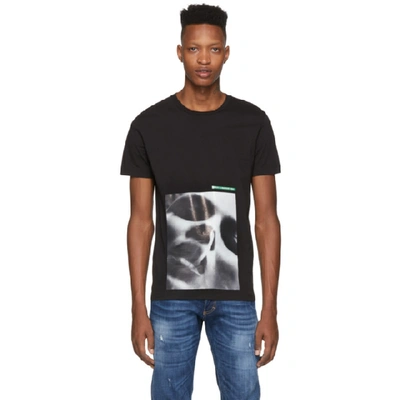 Shop Dsquared2 Black Mert And Marcus Edition Female Face T-shirt