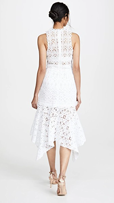 Shop Jonathan Simkhai Handkerchief Dress In White
