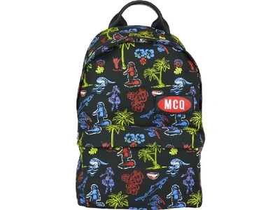 Shop Mcq By Alexander Mcqueen Mcq Alexander Mcqueen Printed Backpack In Multi