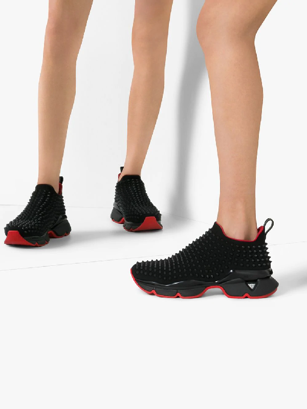 louboutin spike sock donna
