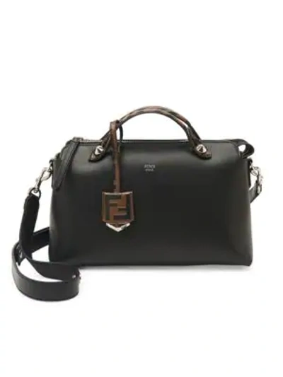 Shop Fendi Medium By The Way Leather Satchel In Maya