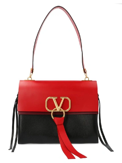 Shop Valentino Garavani Medium Vring Shoulder Bag In Multi