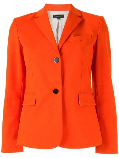 Shop Theory Clean Shrunken Jacket - Orange