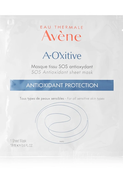 Shop Avene A-oxitive Sos Antioxidant Sheet Mask, 5 X 18ml In Colorless