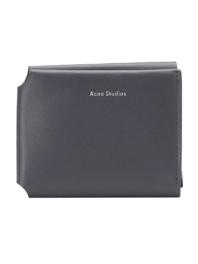 Shop Acne Studios Bi-fold Card Holder In Black