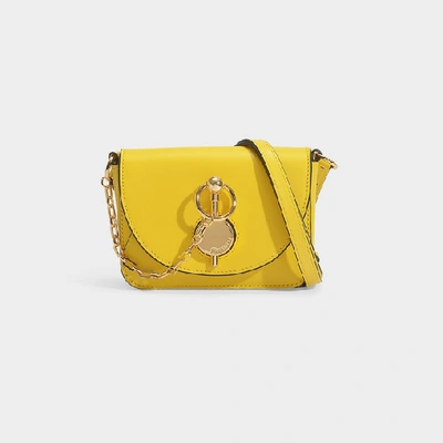 Shop Jw Anderson Nano Key Bag In Yellow