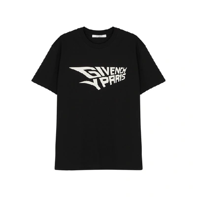 Shop Givenchy Glow-in-the-dark Printed Cotton T-shirt