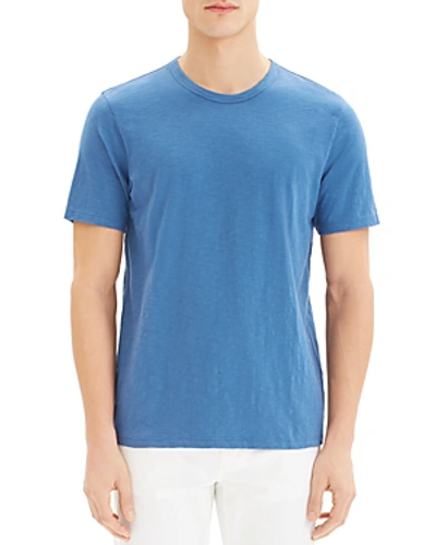 Shop Theory Essential Crewneck Short Sleeve Tee In Azure