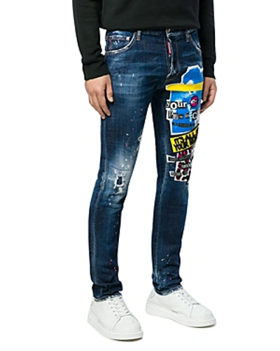 Shop Dsquared2 Mid-rise Skinny Fit Jeans In Blue