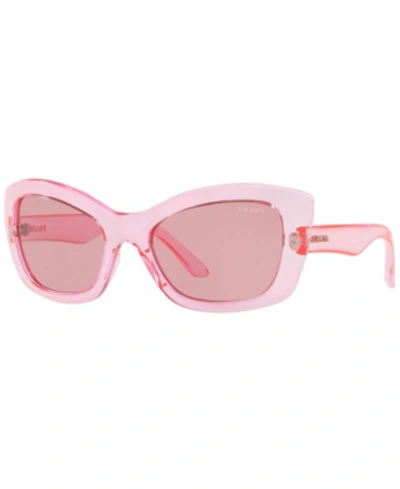 Shop Prada Sunglasses, Pr 19ms In Pink / Pink